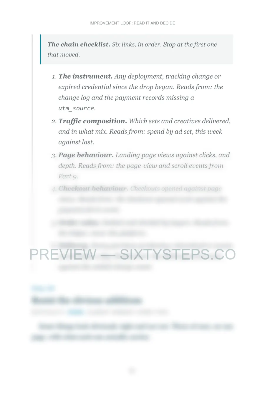 Preview page 4 from Improvement loop: read it and decide