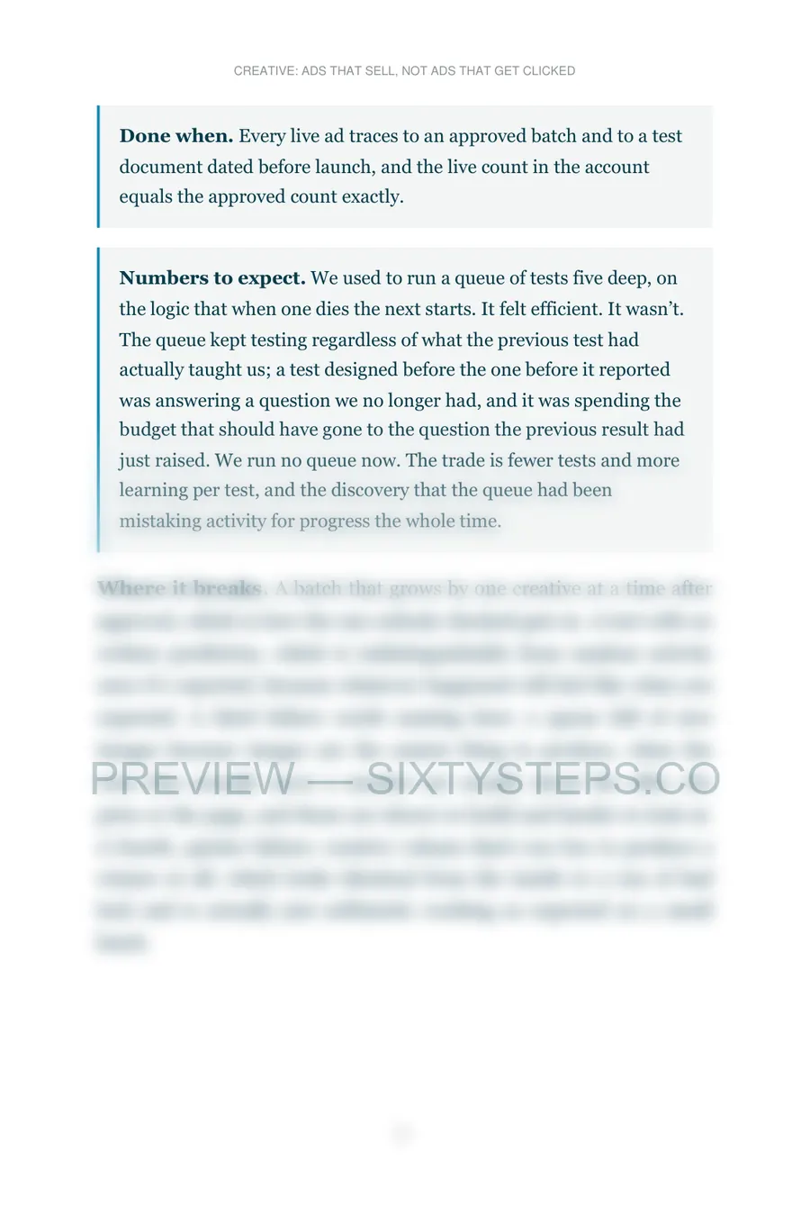 Preview page 4 from Creative: ads that sell, not ads that get clicked