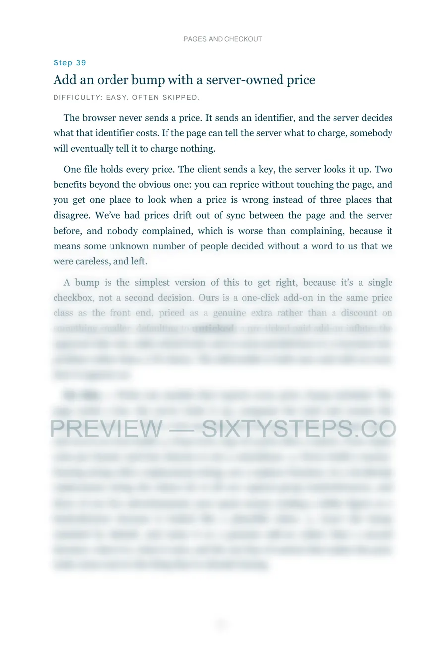Preview page 3 from Pages and checkout
