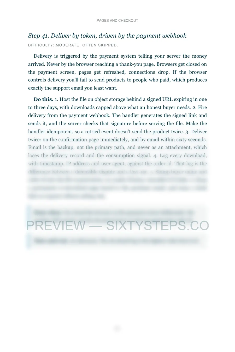 Preview page 4 from Pages and checkout