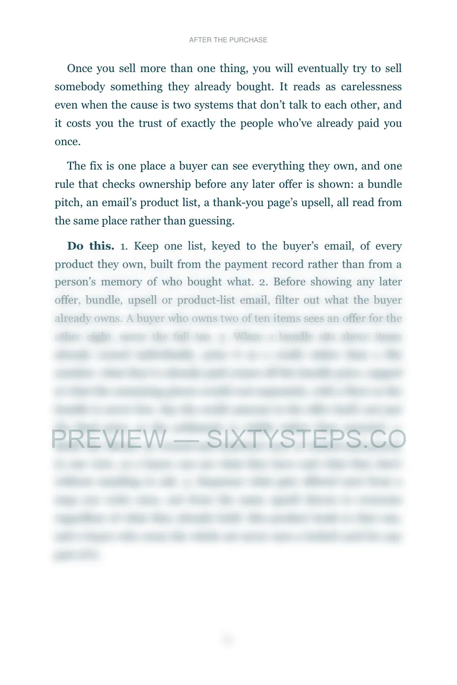 Preview page 4 from After the purchase
